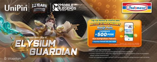 Top Up Diamonds dan Bayar di Indomaret, Banjir Poin Cashback hingga 500 Poin + Eksklusif Item MLBB